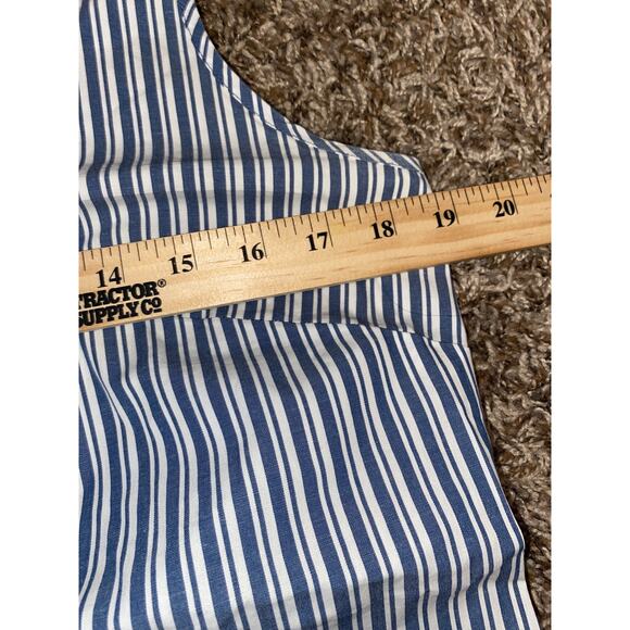 Talbots Women Size 8 Petite Stripped Tank Style Blouse - Picture 4 of 7